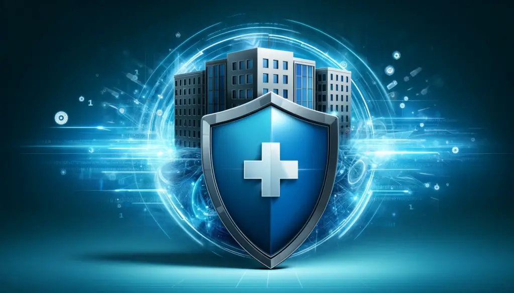 Healthcare Ransomware Protection Strategies for 2025_A themed image showing protection for healthcare organizations